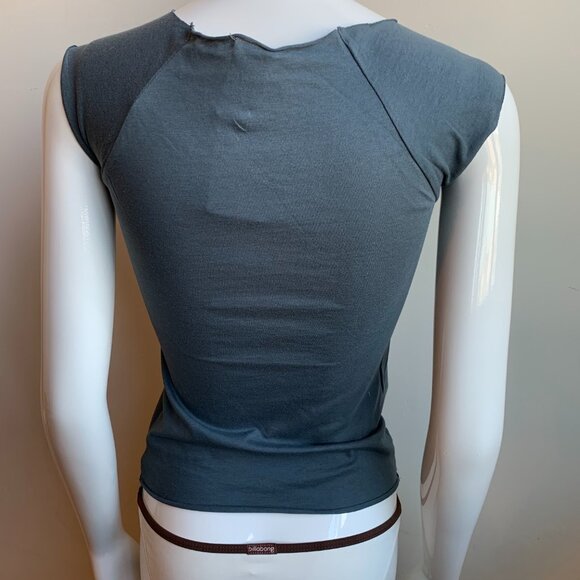 billabong charcoal grey scenic print t-shirt top - Picture 3 of 3